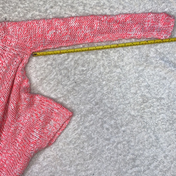 Aeropostale!!! Chunky knitted neon pink and white sweater!! Small - Picture 7 of 9